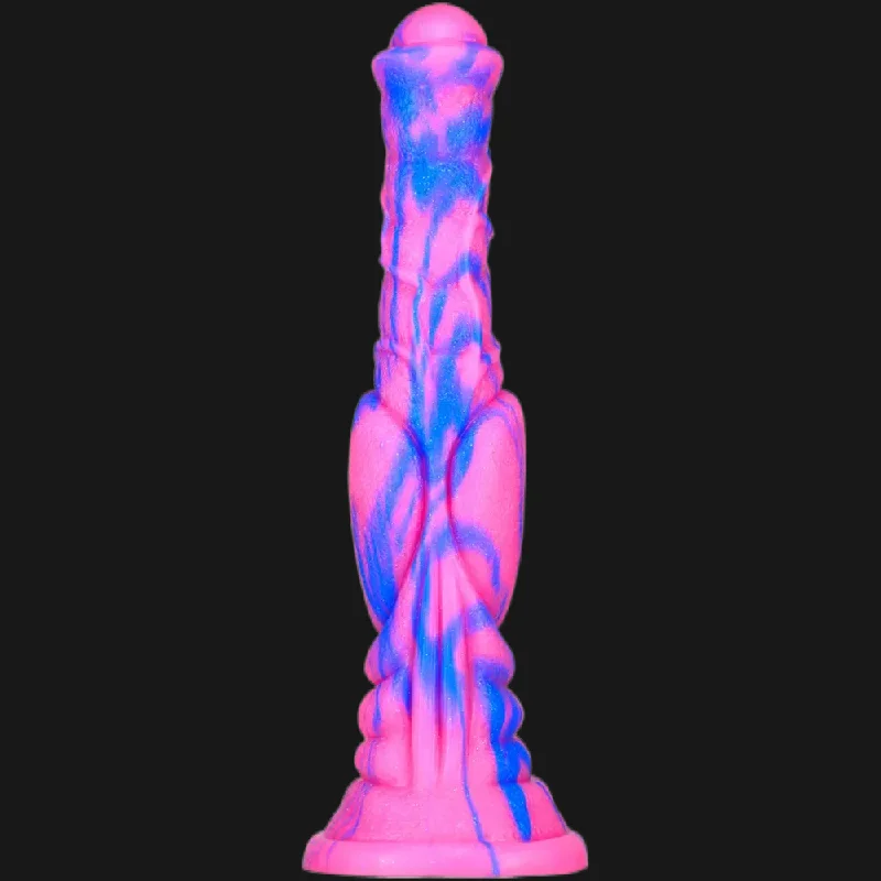 anal toys for couples bliss-Exotic Animal Dildo Butt Plug - Large Horse Dildos Colorful Female Male Anal Toys