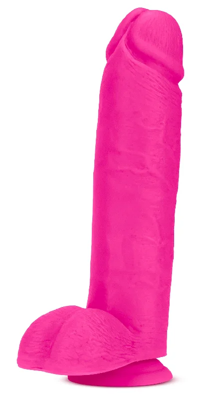 penis-size-and-self-esteem-Au Naturel - Bold - Huge - 10 Inch Dildo - Pink