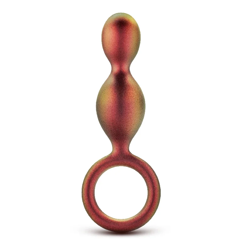 anal toys with bendable tip-Anal Adventures Matrix - Duo Loop Plug - Copper