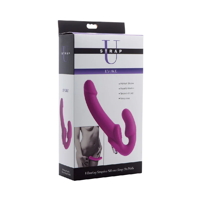 penis-enlargement-facts-only-Strap U Evoke Vibrating Strapless Silicone Strap-On Dildo