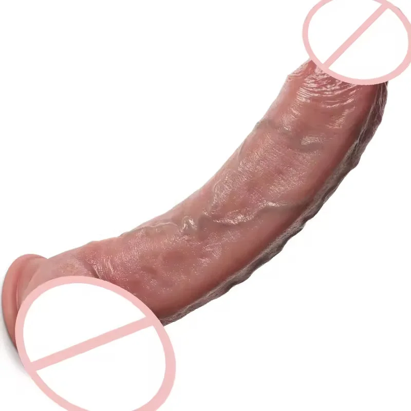 anal toys for gentle stretching-Realistic Anal Dildo Butt Plug - Stimulated Silicone Penis Vagina Prostate Massager