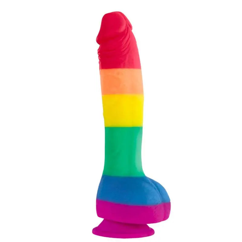 Penis-clothed-10-inch Realistic Multi-coloured Penis Dildo with Suction Cup