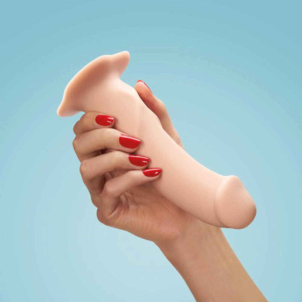 penis-skin-hydration-products-Fun Factory THE BOSS REALISTIC DILDO With Suction Cup Cream includes FREE TOYBAG