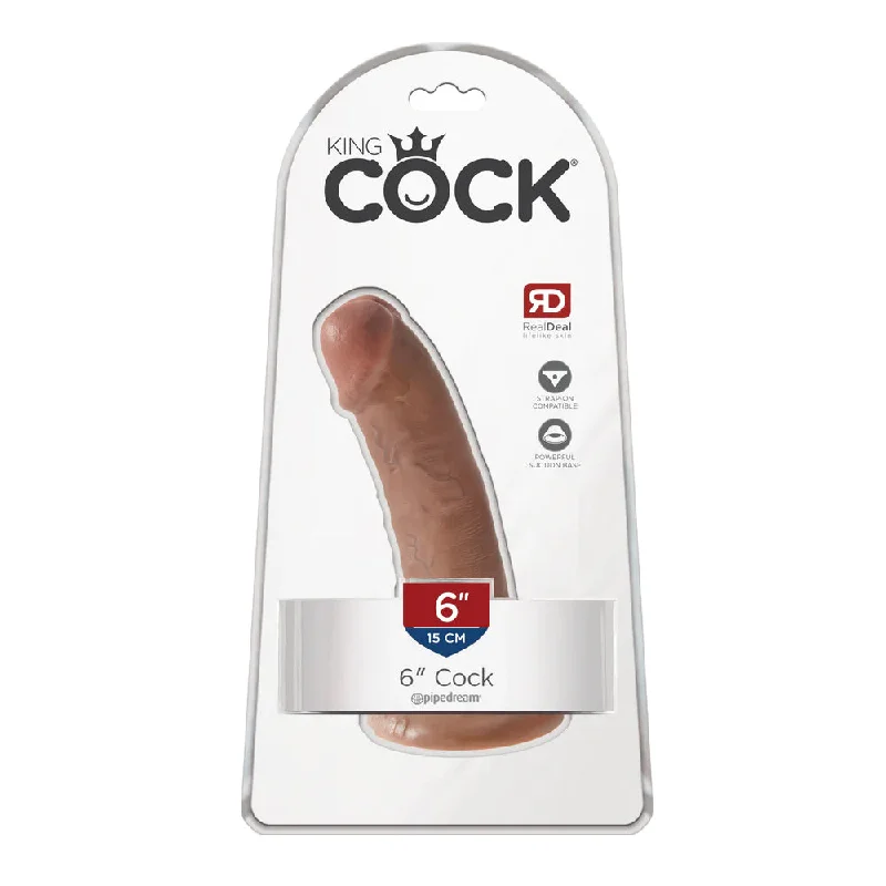 cock ring gentle grip-King Cock 6" Cock Tan