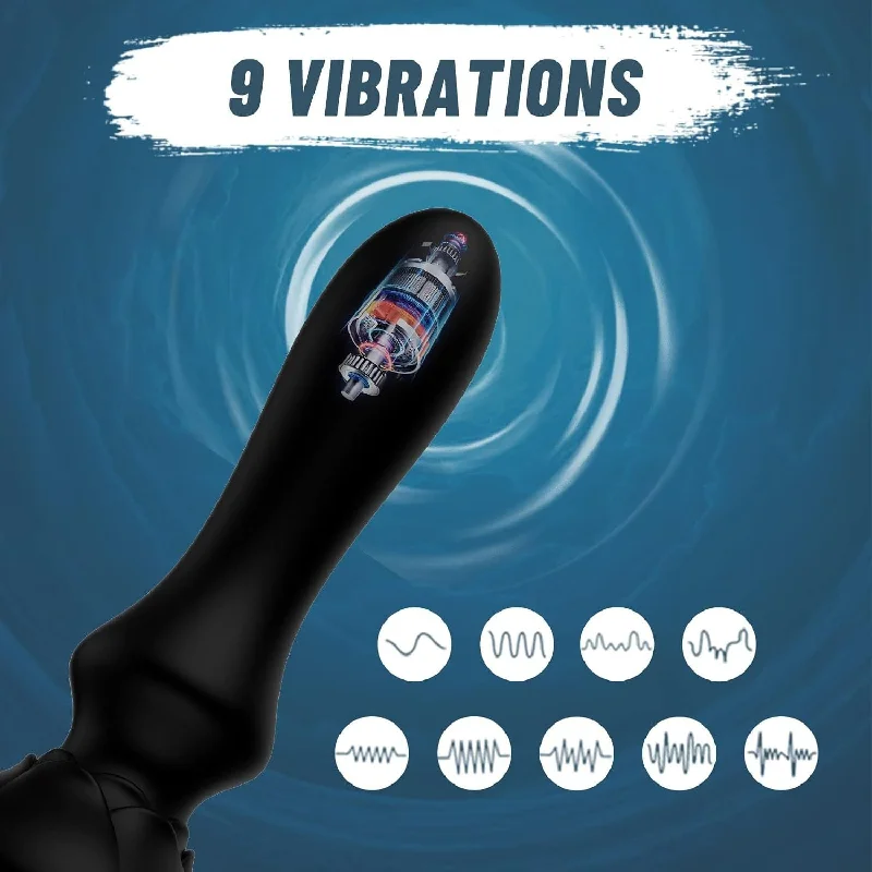 anal toys with steady grip-APP Controlled Anal Dildo Butt Plug - Remote Control G Spot Anal Sex Toys for Men Women