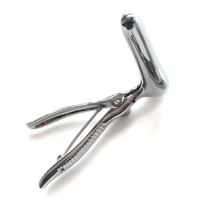 anal toys with hushed vibrations-Stainless Steel Sims Anal Speculum