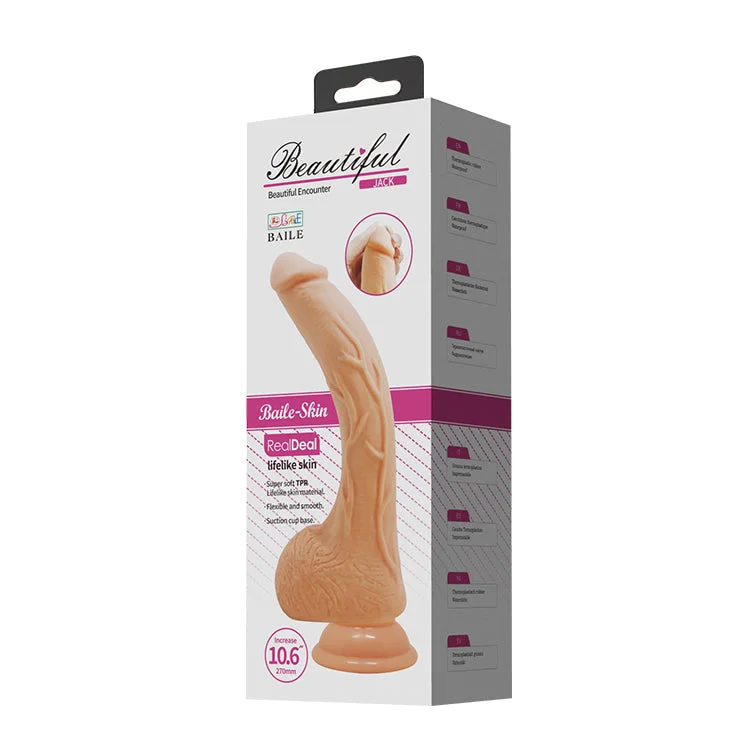 penis-rash-cream-reviews-G Spot Curved Dildo with Suction Base - Flesh