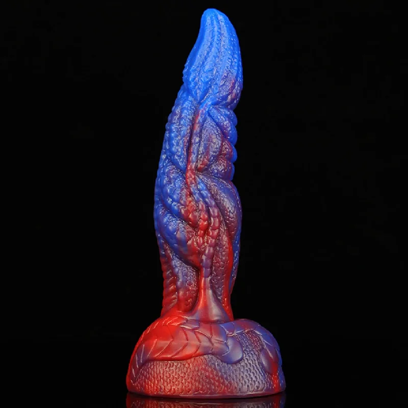 anal toys for playful bliss-Exotic Monster Dildo - Realistic Dragon Design Silicone Dildo Anal Plug - Domlust