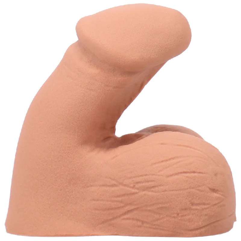 cock ring expert texture-Tantus On The Go Silicone Packer Cocoa