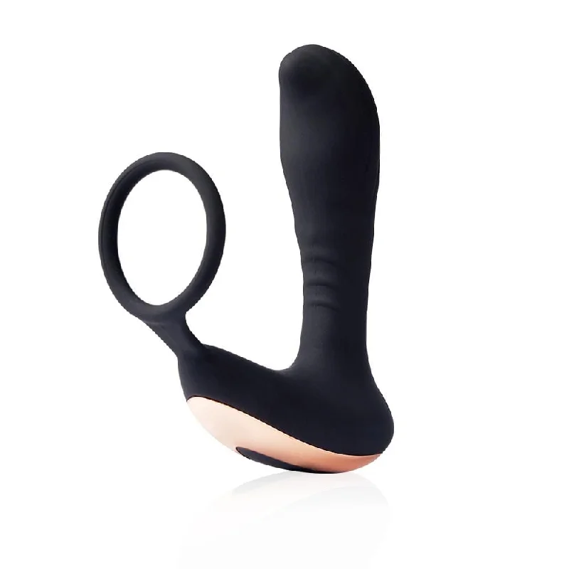 anal toys with padded tip-7-Frequency Vibration Prostate Stimulator Penis Ring With Remote Control