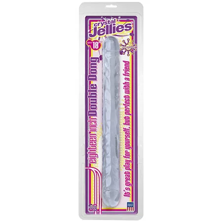 penis-cleaning-tips-travel-Crystal Jellies - Double Dong Clear 18in