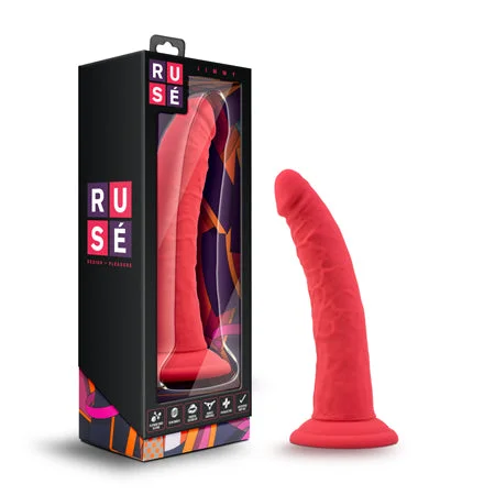 penis-moisturizing-products-organic-Blush Ruse Jimmy Realistic 7.5 in. Silicone Dildo with Suction Cup Cerise