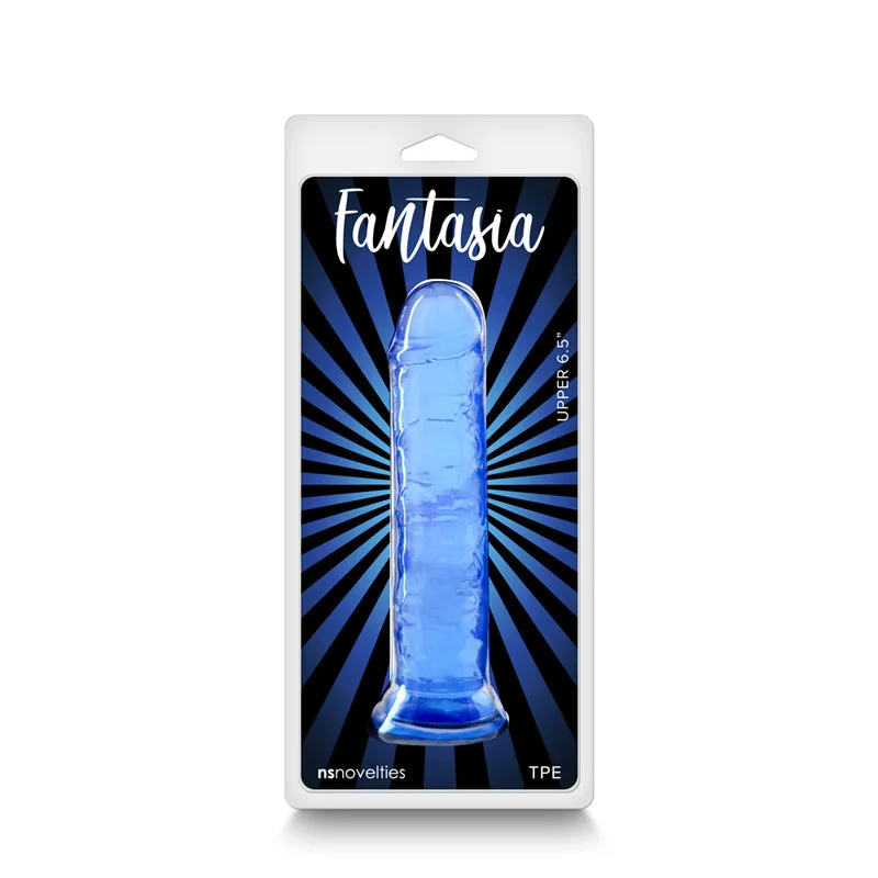 Dildo-vivid-Fantasia Upper 6.5 In. Jelly Dildo Blue