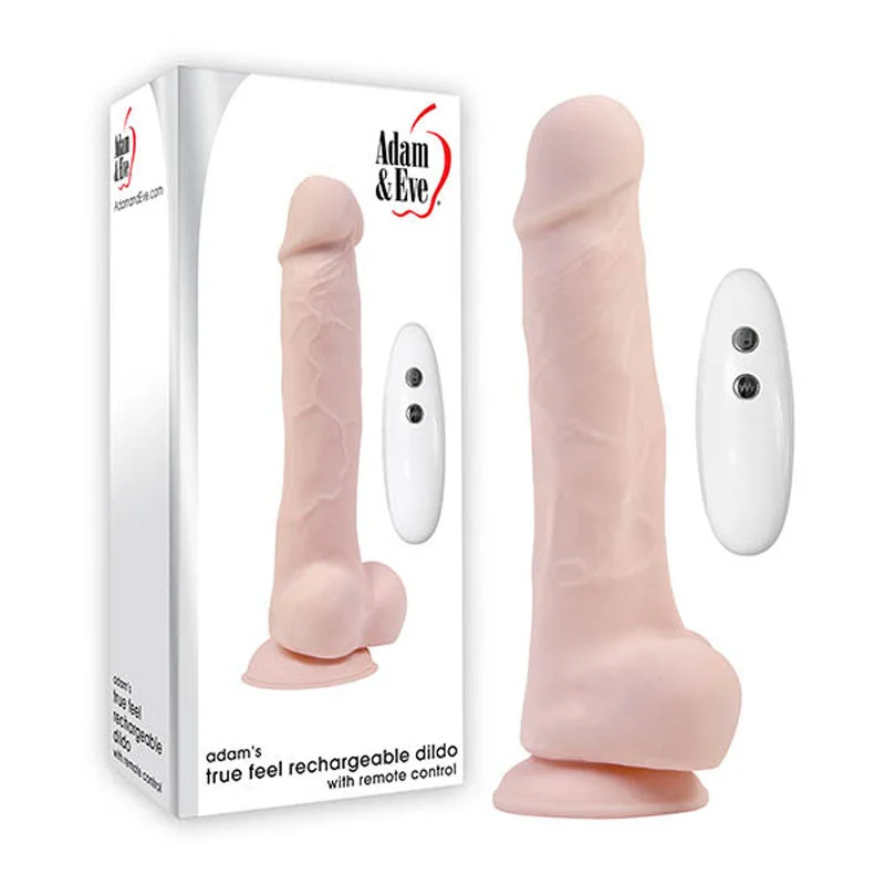 penis-enhancement-natural-methods-Adam & Eve Adam's True Feel Rechargeable Dildo