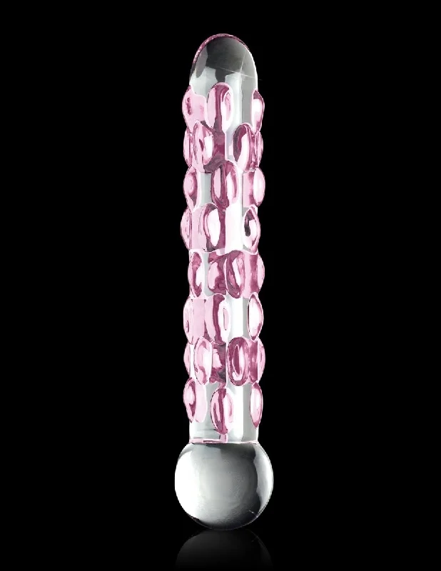 penis-workout-plans-free-Icicles No. 7 - Clear - Pink