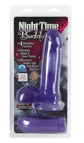 how-to-increase-penis-energy-Silicone Night Time Buddy Vibrator 7-inch - Purple