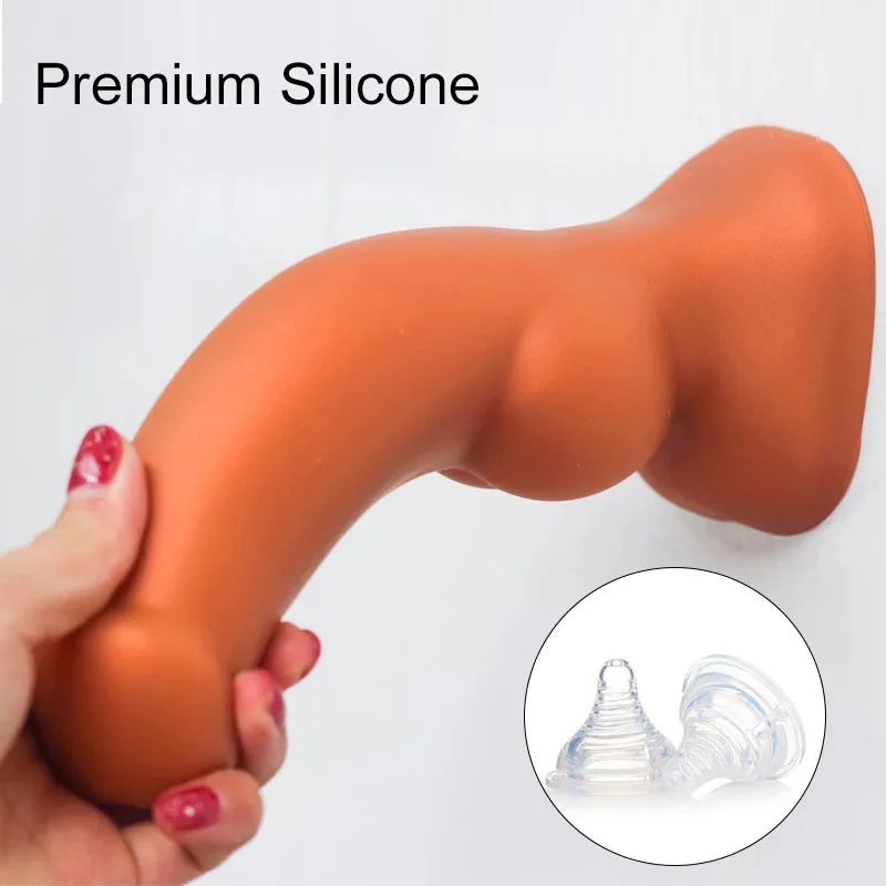 anal toys with cool designs-Huge Horse Dildo Butt Plug - Silicone Monster Animal Anal Suction Cup Sex Toys