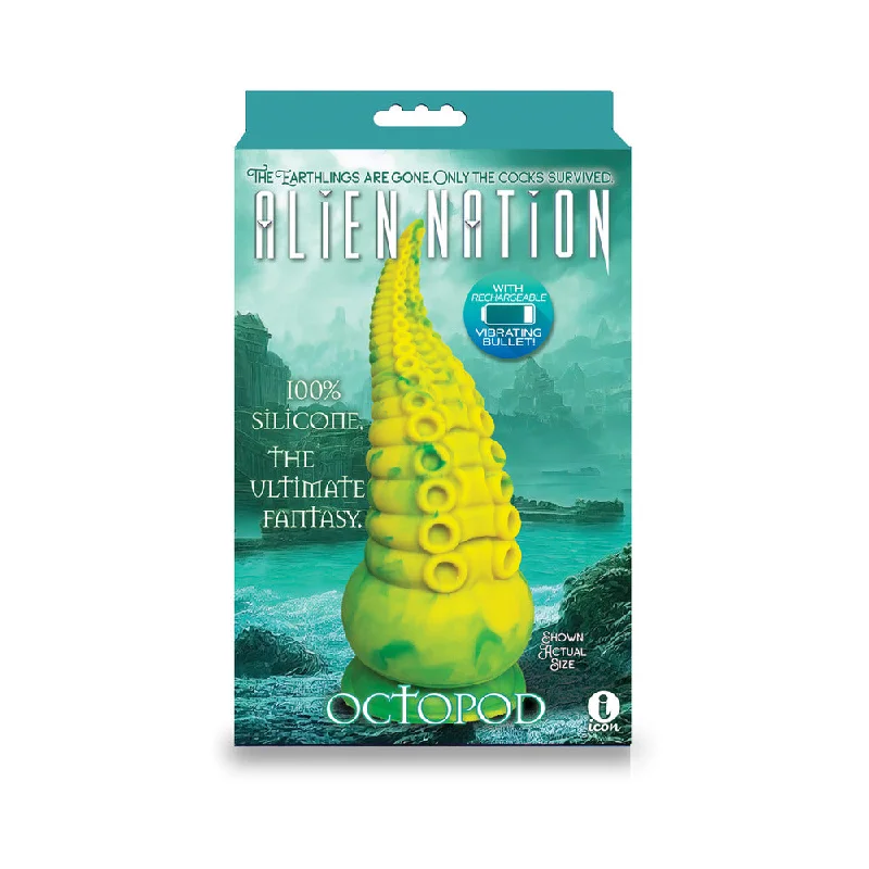 penis-moisturizer-reviews-natural-AlienNation Octopod 9 in. Vibrating Silicone Dildo