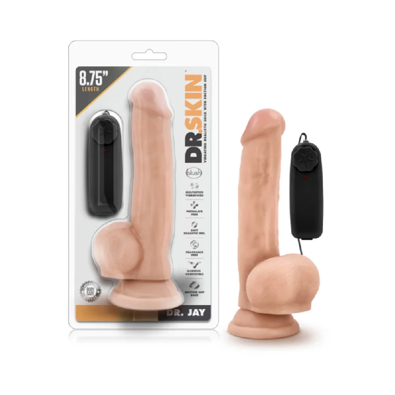 cock ring enhanced texture-Dr Skin Dr Jay Vibe Cock W/suction Van