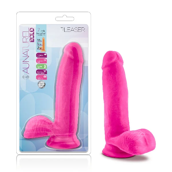 penis-erection-natural-remedies-Au Naturel - Bold Pleaser Dildo 7" - Multiple Colours