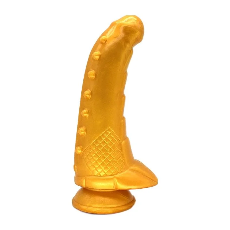 anal toys for intimate thrills-Hunchback Dildo Gold