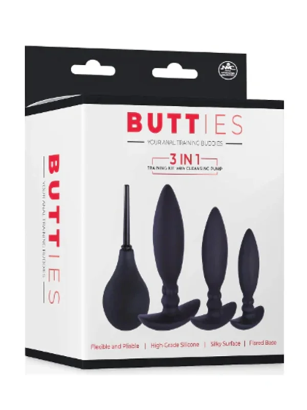 anal toys with long vibes-Butties 3 in 1 Anal Training Kit