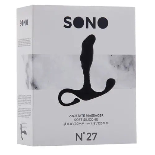 cock ring trendy grip-SONO No. 27 Soft Silicone Prostate Massager