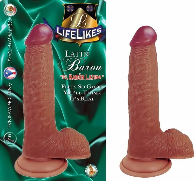 penis-enhancement-natural-methods-Lifelikes Latin Dong Baron 5 Inches - Realistic Suction Cup Dildo