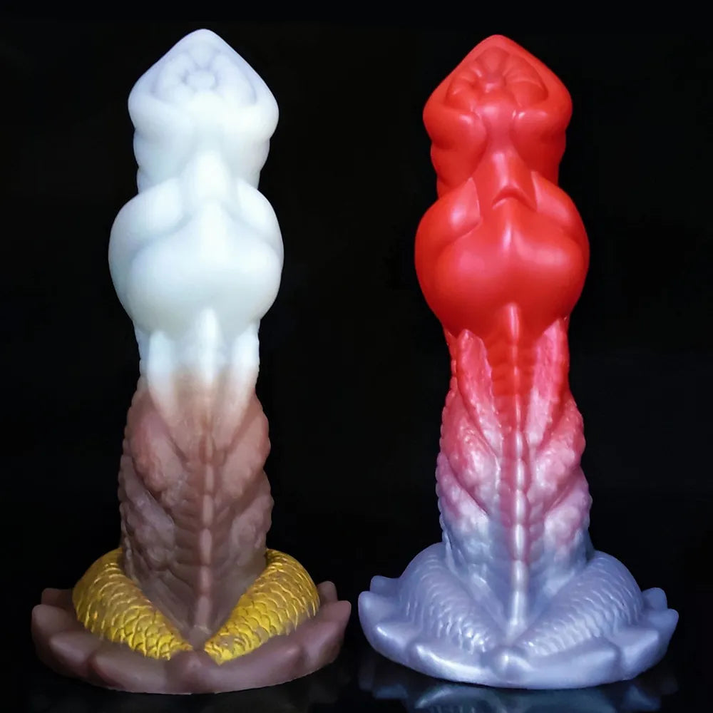 anal toys for gentle relaxation-New Silicone Monster Dildo Strong Suction Cup Anal Dildo Soft Anal Plug Dragon Dildo Prostate G-spot Stimulation Adult Sex Toys