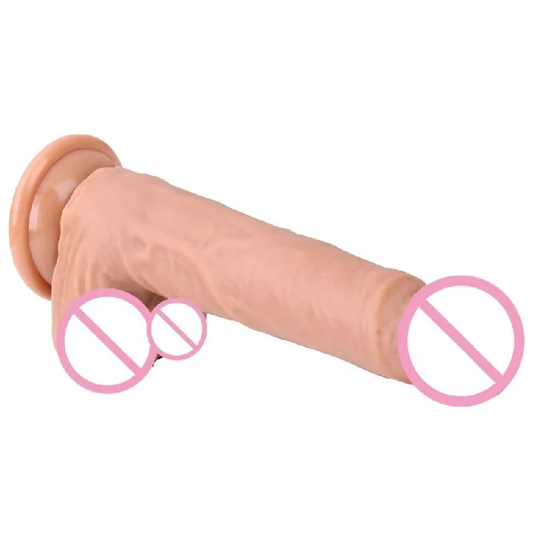 anal toys for bold nights-Naughty Beaver XL 8" Silicone Dildo |/| Massive Double Anal