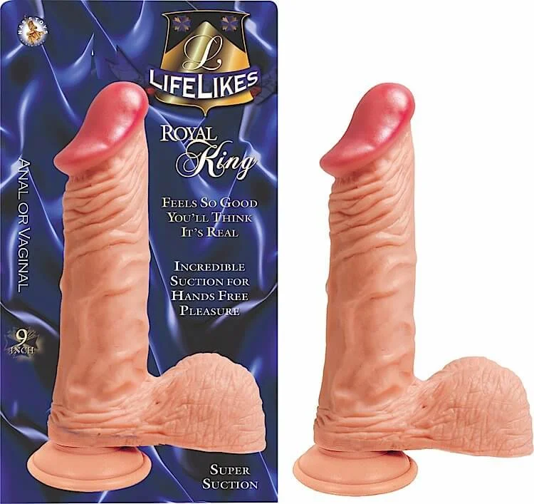 penis-size-and-self-esteem-Lifelikes Royals Flesh Dong 9 Inches – Realistic Suction Cup Dildo by Nasstoys of New York