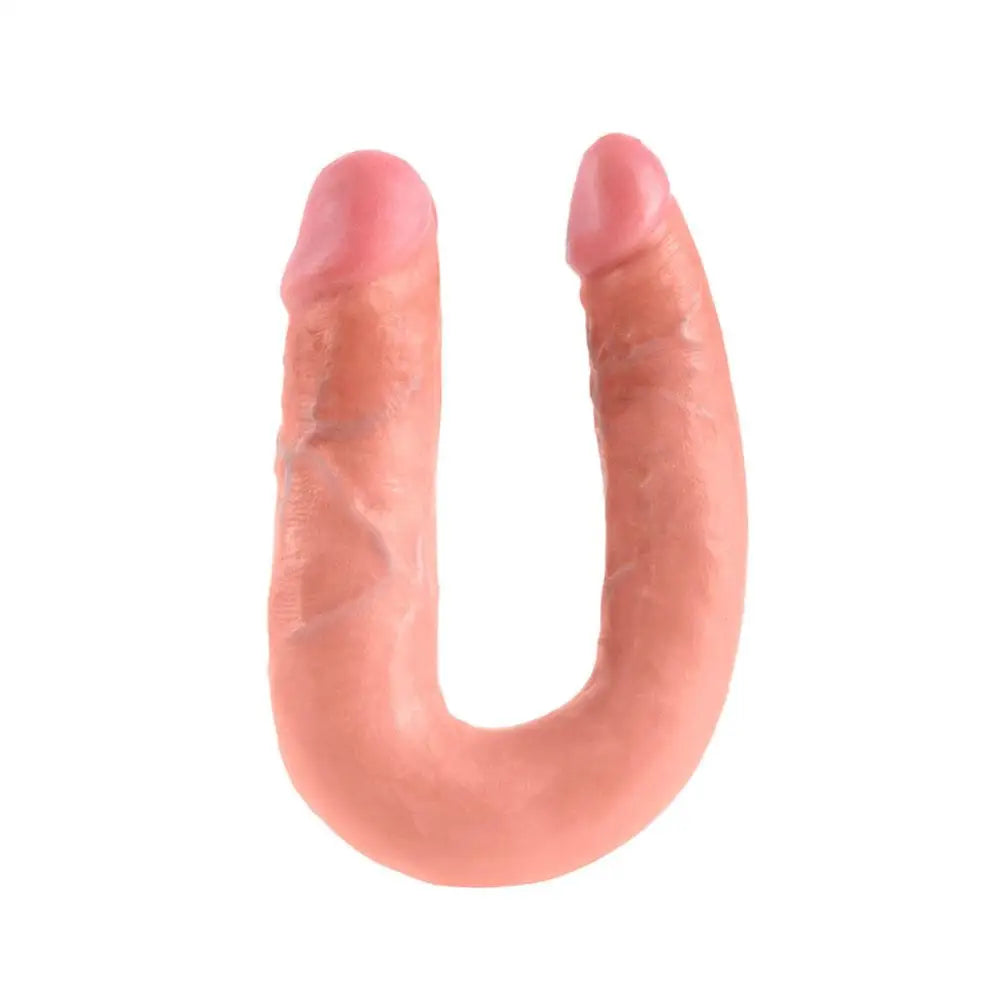 Penis-momentary-13-inch Pipedream Massive U-shaped Nude Double-ended Penis Dildo