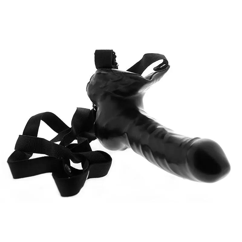 Penis-tidy-You2toys Black Strap-on Penis Dildo with Adjustable Stretch Bands