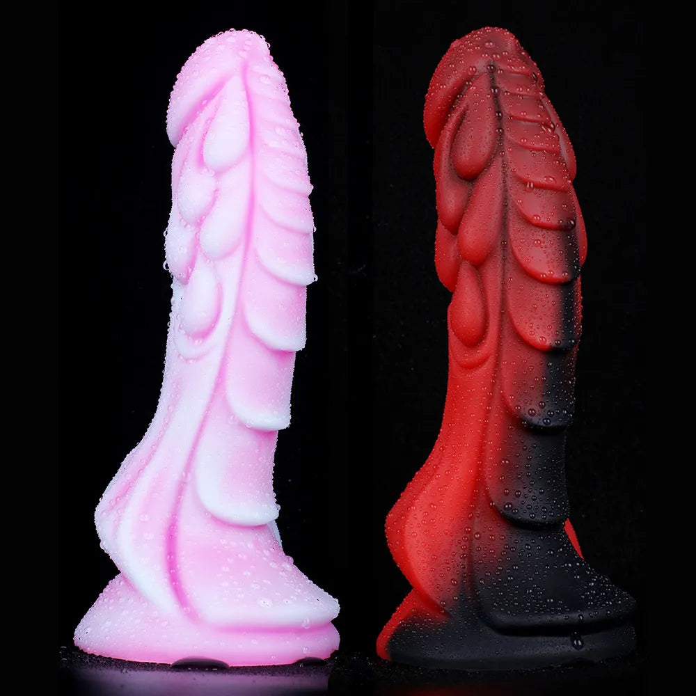 anal toys with dynamic beads-Dragon Realistic Dildo Huge Penis with Suction Cup Big Dick Animal Anal Dildo Vagina Masturbator For Men Women Adult Sex Toys