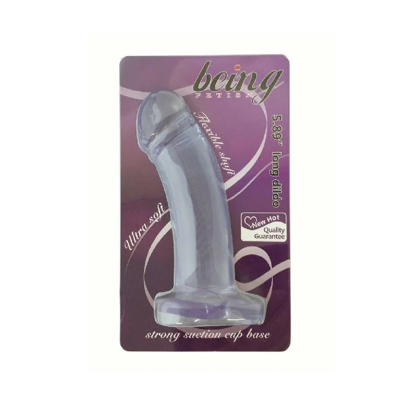 Penis-stopped-Dildo - Purple 6 x 1.5"