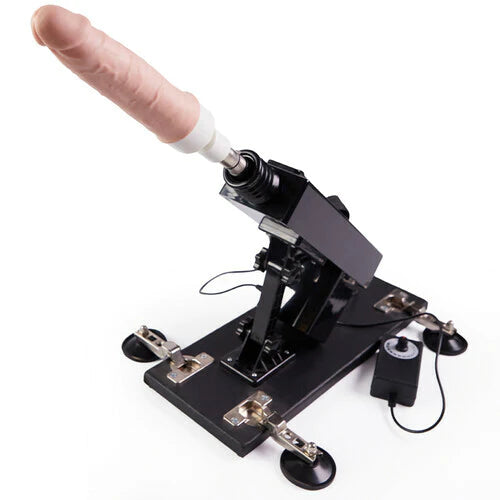 Penis-flawed-Automatic Thrusting Heating Swinging Vibrating Sex Machine with Dildo and Suction Cup 28 Inch