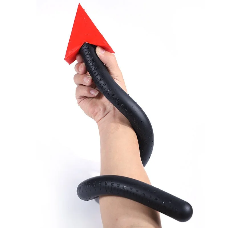 anal toys for sensual fun-Devil Tail - Anal plug ruler / Compete on the deep!