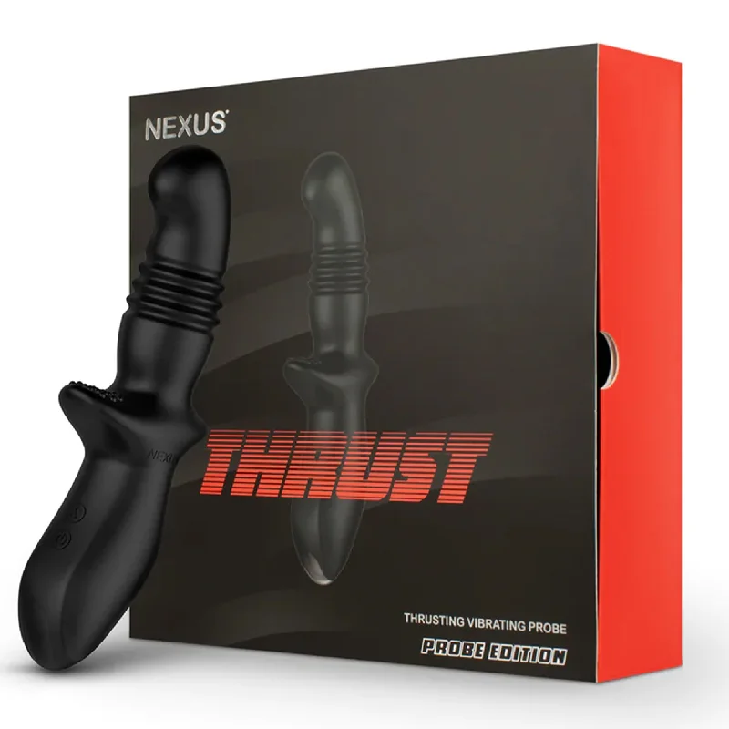 anal toys for deep bliss-Nexus Thrust Vibrating Anal Probe