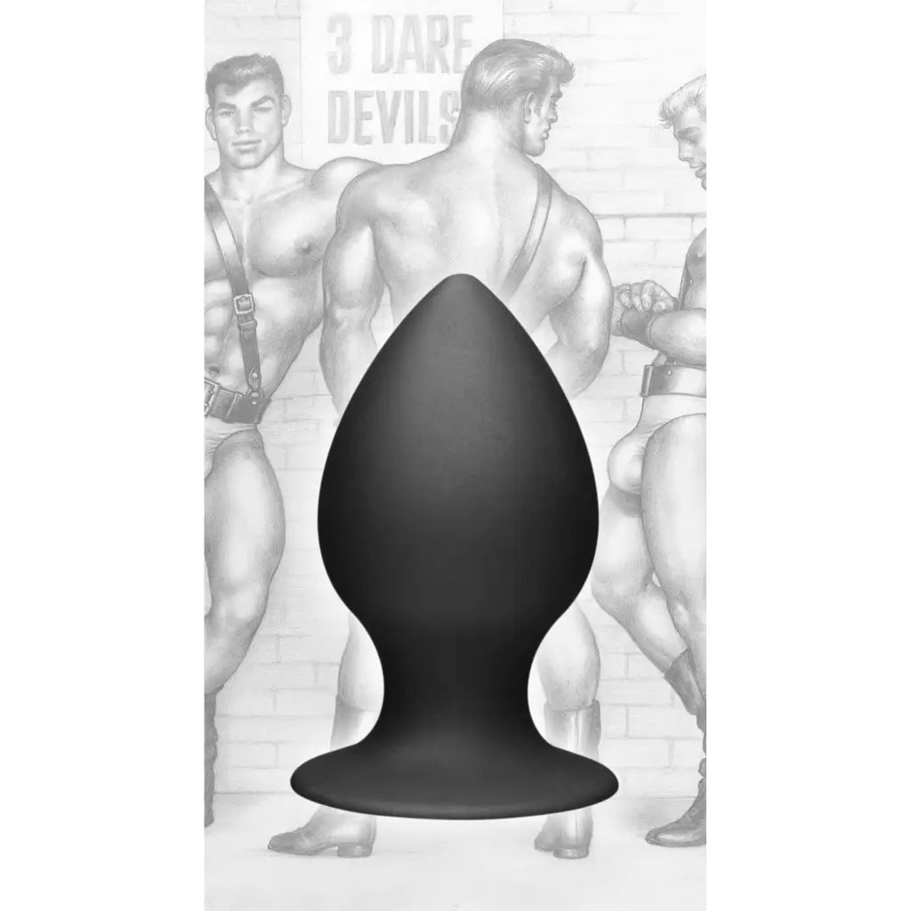 anal toys with glossy vibes-Tom Of Finland Medium Silicone Anal Plug