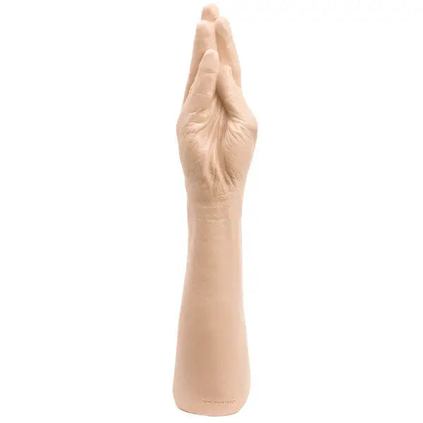 Penis-tarnished-16-inch Realistic Feel Flesh Pink Bendable Fist Dildo