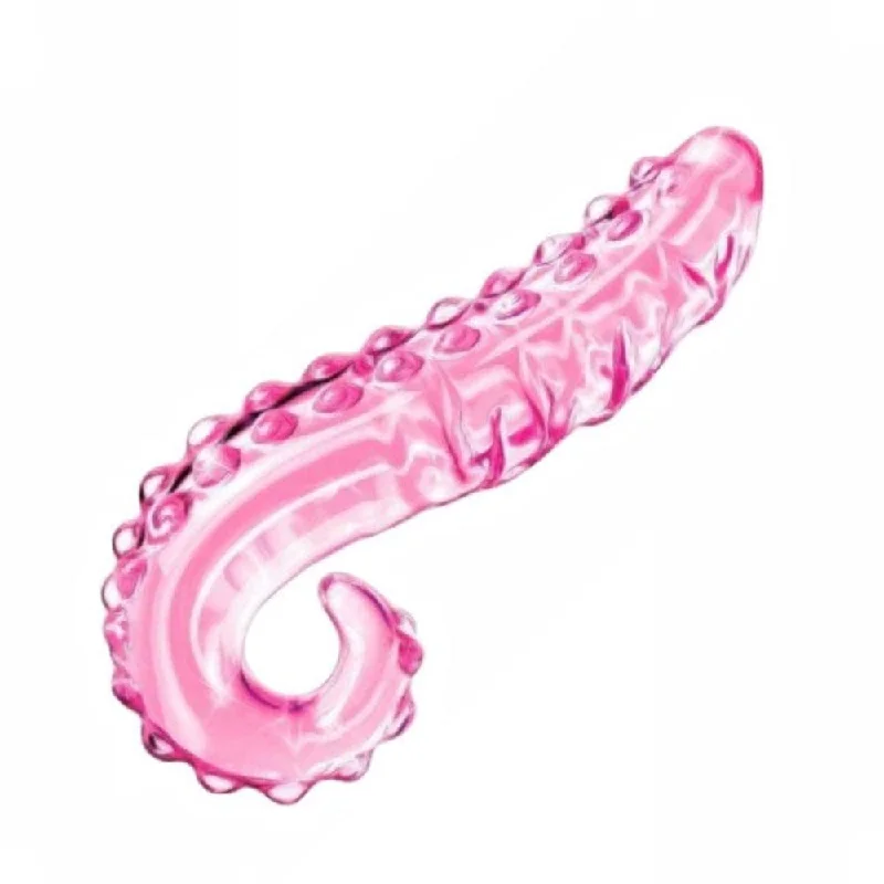 anal toys with deep vibes-Pink Octopus Glass Dildo Tentacle Spiked Creature Squid Wand |/| Toys Anal