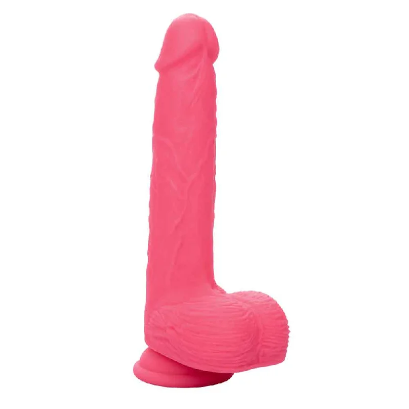 cock ring smooth comfort-Rechargeable Rumbling and Thrusting Silicone Studs - Pink