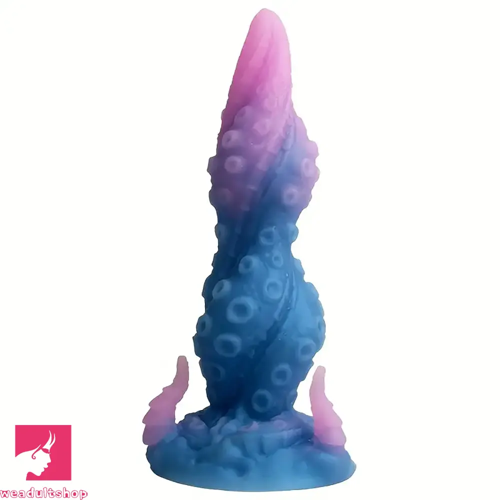 cock ring splash proof-9.57in Big Monster Tentacle Octopus Silicone Soft Animal Penis Toy