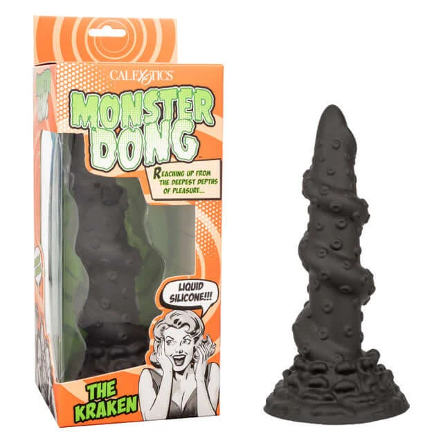 penis-exercise-results-real-Monster Dong The Kraken 8" - Liquid Silicone Suction Cup Dildo for Deep Pleasure