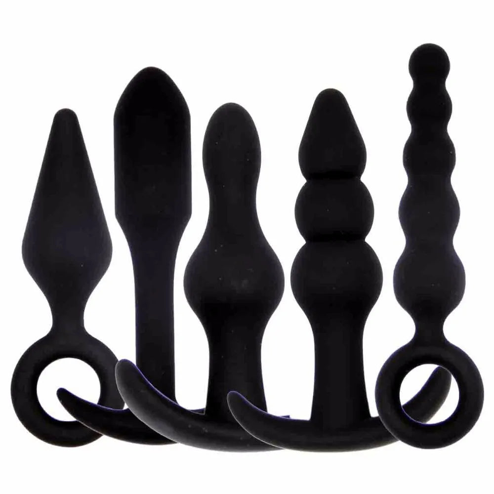 anal toys for intense bliss-Silicone Anal Plug Butt Plug Open Expander Dildo Prostate Massager Anal Dilator Male Masturbator Women Men Couples Gay Sex Toys