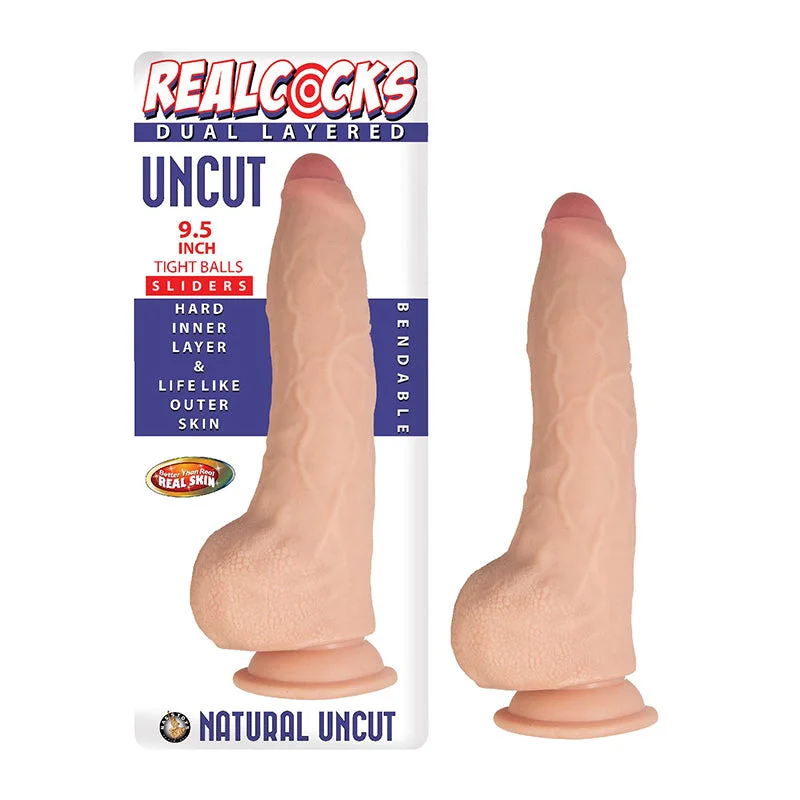 cock ring value luxury-Realcocks Dual Uncut Slid Tight 9.5in W