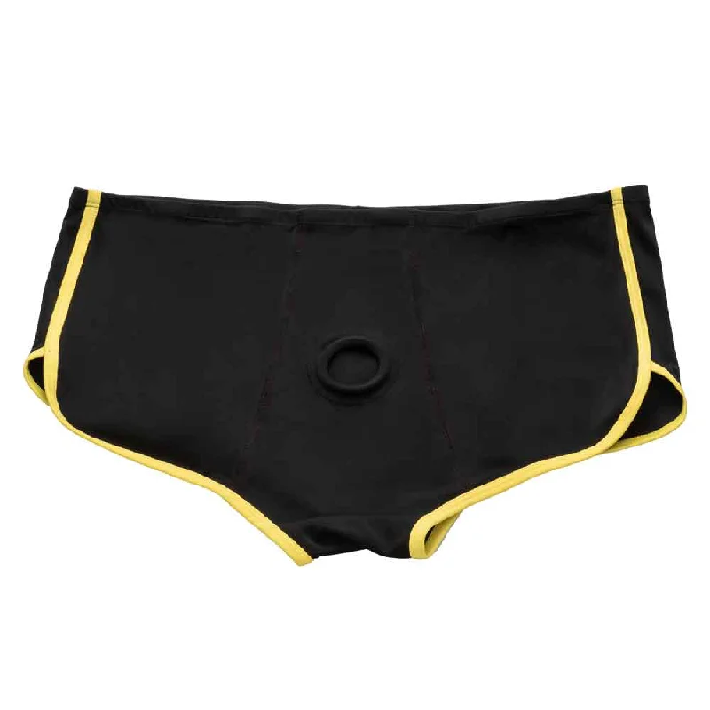 men’s wool trunks-Boundless Black and Yellow Brief - Small/medium -  Black/yellow