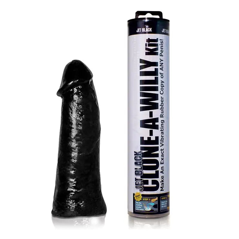 Dildo-misty-Clone-a-willy Realistic Black Vibrating Penis Dildo Moulding Kit