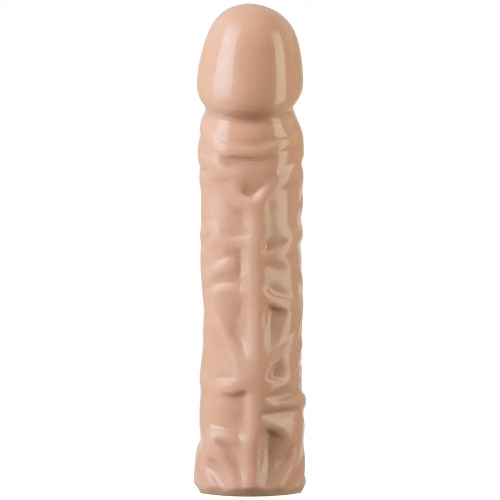 Dildo-frilled-Doc Johnson 8-inch Realistic Flesh Pink Dildo with Vein Detail