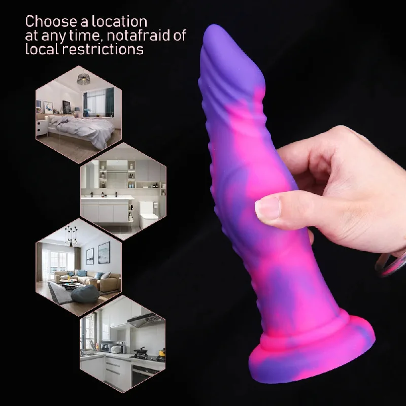 anal toys with soft hum-Monster Dildos Anal Plug - Exotic Animal Dildo Silicone Suction Cup Butt Plug